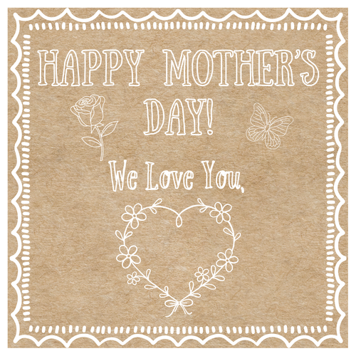 COLOR YOUR OWN "WE LOVE YOU" POSTER