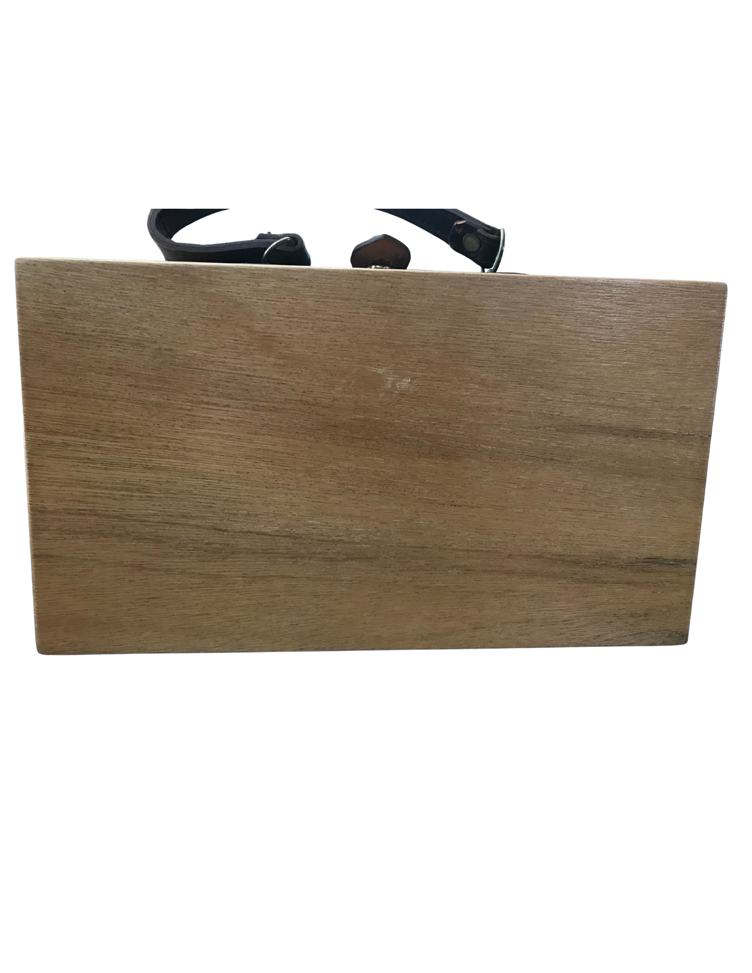 Satia Retro 1960's Cat Design Wood Purse