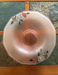Vintage Frosted Glass Bowl